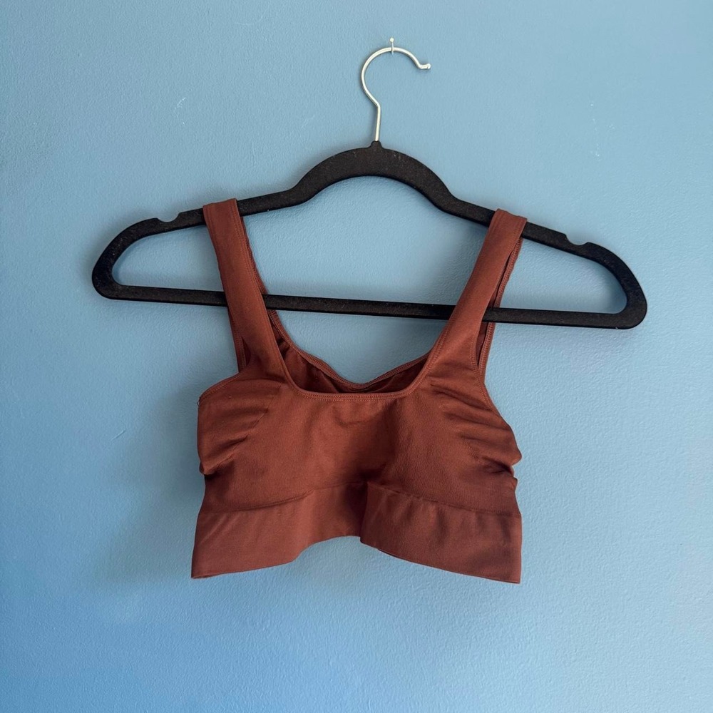 Yitty Brown Bra Women's Size M/L Wireless Stretch Lift Bralette Shapewear - Picture 2 of 7